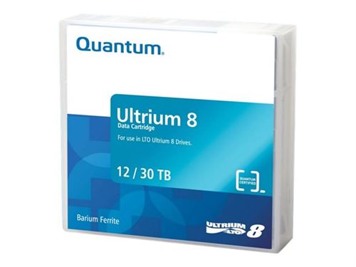 Quantum - LTO Ultrium WORM 8 - 12 To / 30 To - gris, rouge brique