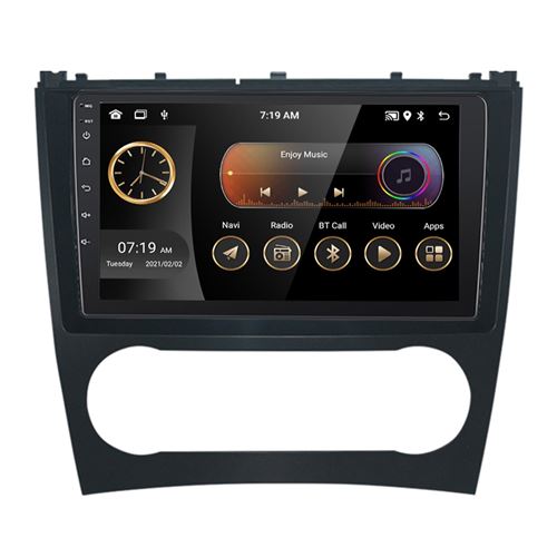 Autoradio Gearelec 9 Pouces Android pour BENZ C CLASS W203 2005-2009/ GLK-CLASS (C209)