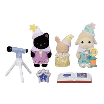 5750 Sylvanian Families Le trio des bebes pyjama party