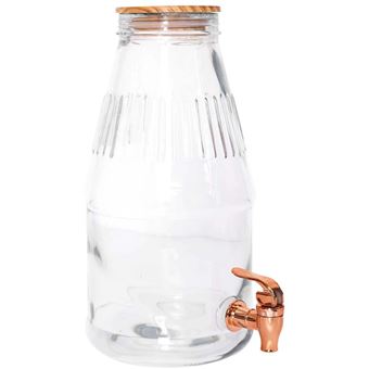 Fontaine à boisson en verre recyclé 6L - Achat & prix