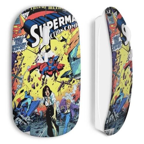 Souris Sans Fil Superman Comics Maniacase