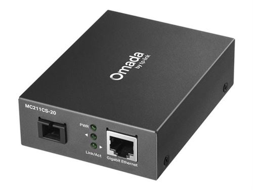 TP-Link MC212CS-20 V3 - Convertisseur de média fibre optique - 1GbE - RJ-45 - Image 3