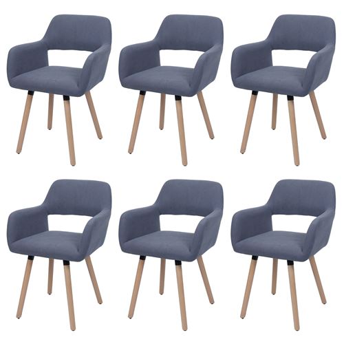 Mendler Gris A50 Ii Lot De Chaises - Foncé - Image 2