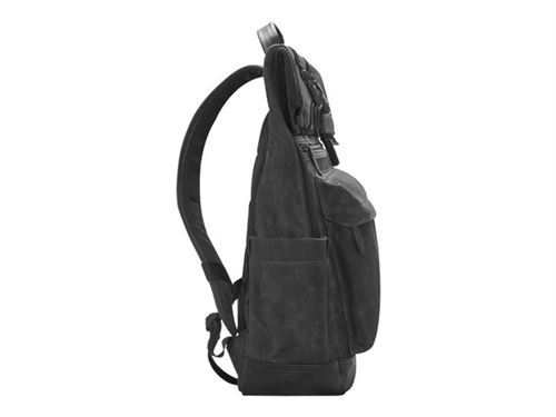 V7 Elite CBXT16-CANVAS - Rolltop - sac à dos pour ordinateur portable - 15.6 - noir