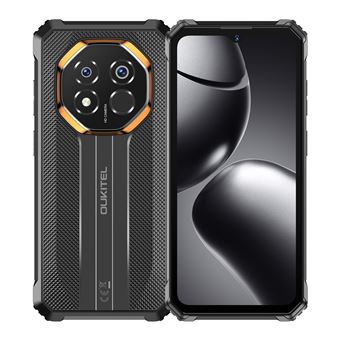 Telephone Portable Incassable 4G 24Go+256Go 10600mAh 64MP IP68/IP69K NFC 90Hz Noir - 1