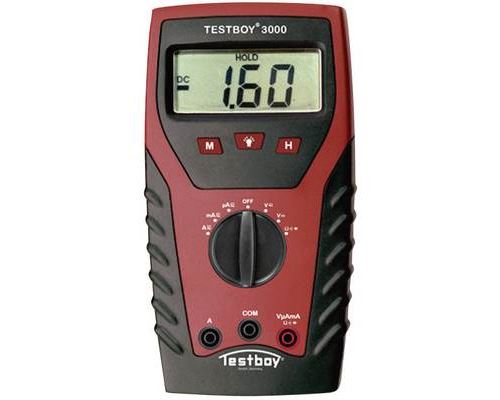 Multimètre numérique Testboy TB-3000 CAT IV 600 V Affichage (nombre de points):2000