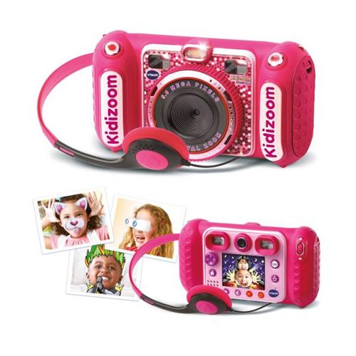 VTECH Kidizoom Duo DX Appareil Photo Enfant Rose