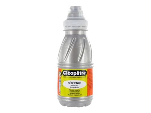 Cléopâtre NÉFERTARI - Peinture - gouache - argent métallique - 250 ml