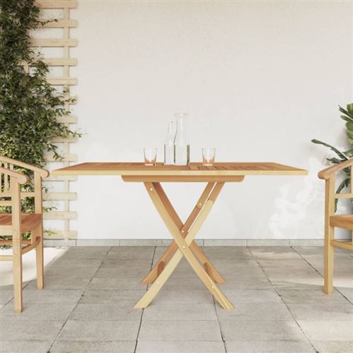 VidaXL - Gartentisch teak, One Size, Braun