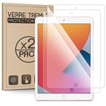 Protection d'écran pour tablette NOVAGO 2 Films Protection écran en Verre  Trempé Transparent et Résistant compatible avec iPad 10.2 ( 2021 / 2020 /  2019 ) , iPad 8 , iPad 7 , iPad 8 (10,2)