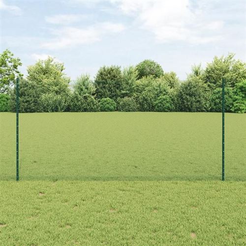 Non Communiqué Vert Poteaux De Clôture Vidaxl 11 Pcs U-Channel 120 Cm Acier 3336756