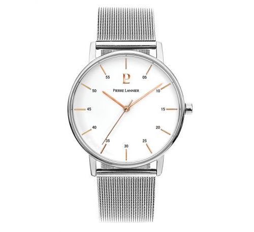 Montre Pierre Lannier Homme Blanche et Argentée - 202J108