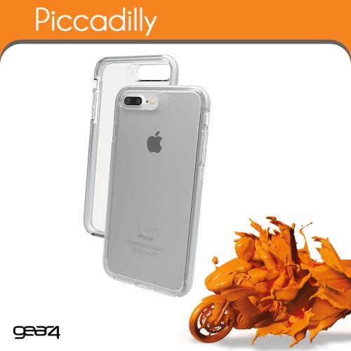 Gear4 D3O Piccadilly - Achterzijde behuizing voor mobiele telefoon - polycarbonaat, D3O - zilver - voor Apple iPhone 7 Plus