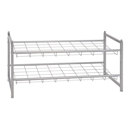 Etagère à chaussures en acier L80xP30cm JEAN - 2 étages