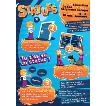 Jeux d’ambiance Asmodée Cocktail Games Statues