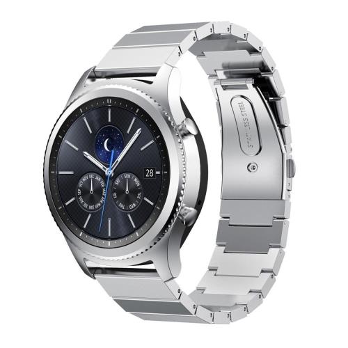 Bracelet en acier inoxydable Solid pour Samsung Gear S3 Frontier / S3 Classic - Argent
