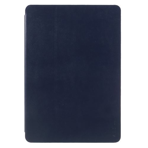 Etui en PU xstand niveau tablet bleu sombre pour votre Apple iPad 9.7 (2017)