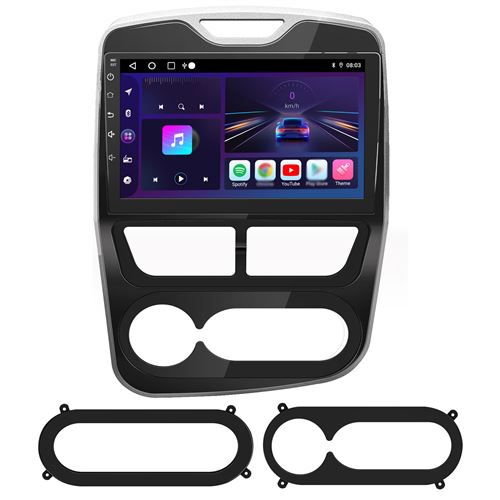 Autoradio Carplay Bluetooth pour Renault Clio Ⅳ 2012-2016 Écran Tactile HD de 10,1 Pouces,Carplay Android Auto Bluetooth/WiFi/DSP - FM