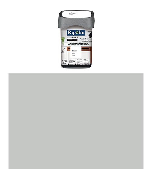 Ripolin Peinture Esprit Recup Cuisine Et Bain Satin Objets En Bois Melamine Stratifie 0 75 Litre Gris Tendre Peintures Teintures Et Solvants Achat Prix Fnac