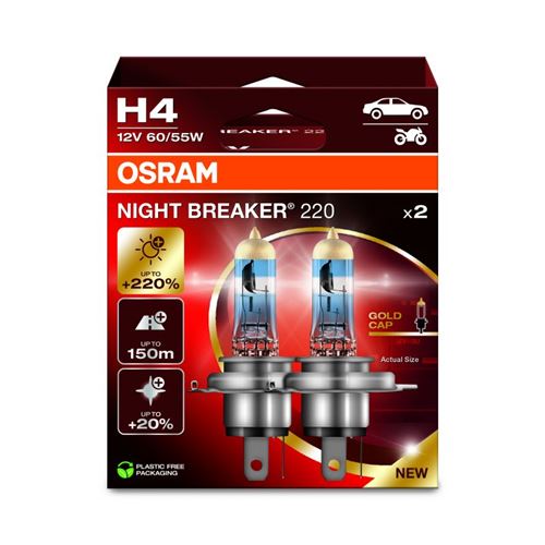 OSRAM Glühlampe, Fernscheinwerfer  64193NB220-2HB