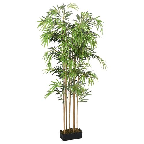 VidaXL Bambou artificiel 730 feuilles 120 cm vert