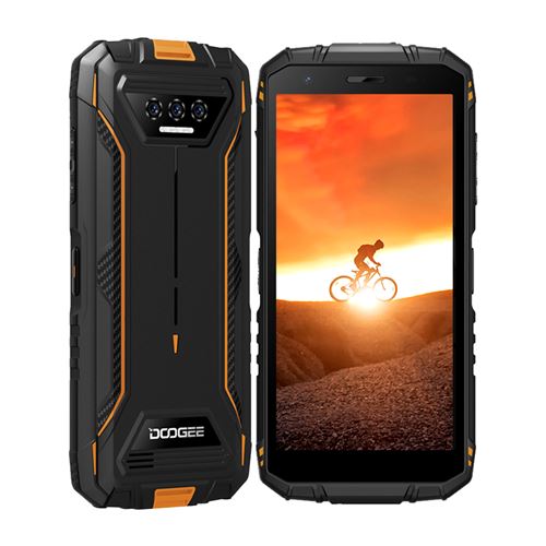 DOOGEE S41 MAX Orange 5.5” 6Go RAM 256Go ROM 6300mAh Double SIM 4G Robuste SmartPhone Android 13