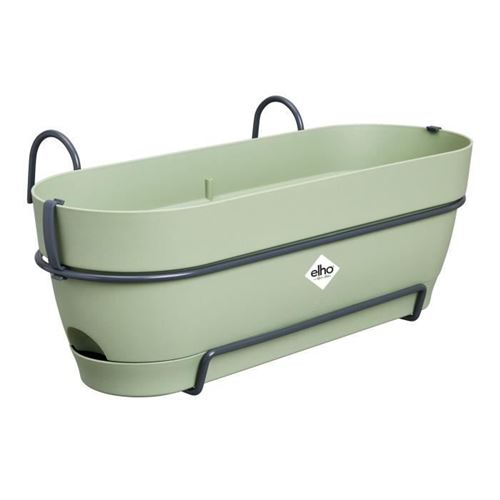 Elho Vert Vibia Campana Balconniere Allin1 50 - L 50 X B 26 X H 17 Cm - Balcon - 100% Recyclé - Image 3