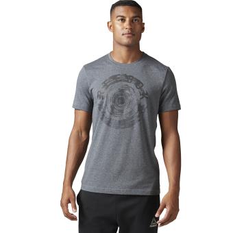 reebok t shirt homme gris