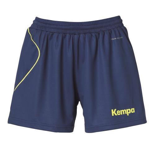 Short Femme Kempa Curve-noir/blanc-L