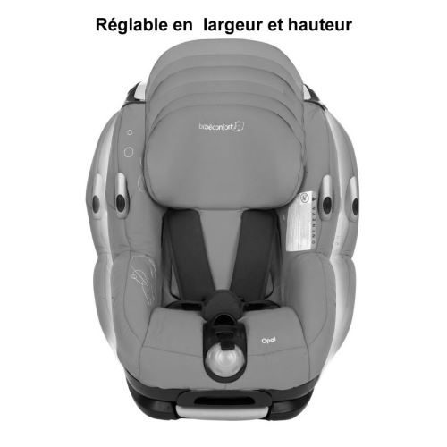 Siege Auto Groupe 0 1 Opal Bebe Confort Concrete Grey Produits Bebes Fnac