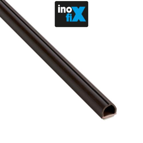 Inofix - Lot de 4 gaines adhésives Cablefix 5,5 x 5 mm marron