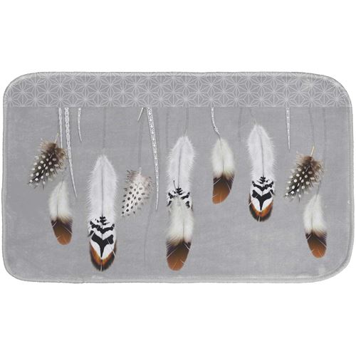 Tapis de bain 45 x 75 cm microfibre imprimee tallulah des. place