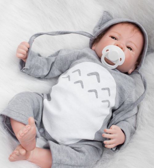48 Cm Silicone Souple Nouveau Ne Bebe Reborn Poupee Bebes Poupees 22 Pouces Realiste Reel Bebe Poupee Poupee Achat Prix Fnac