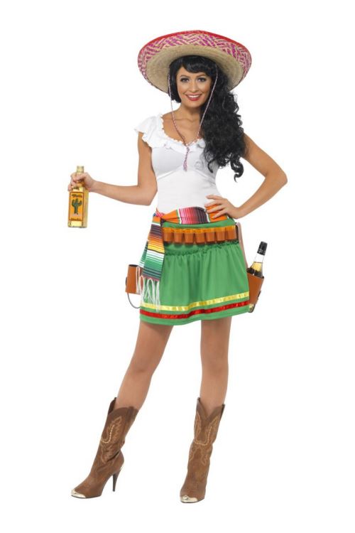 Costume Mexicaine Tequila Shooter Femme - Multicolores - XS