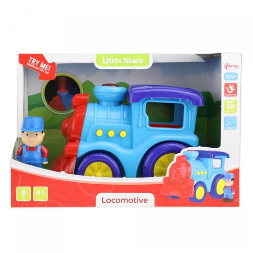 Toi-Toys train bleu 23 cm