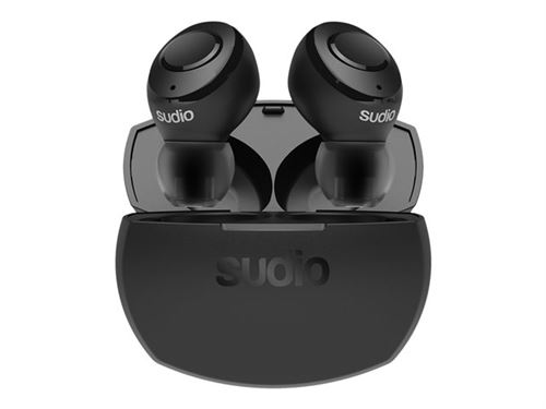 Sudio TOLV R - Véritables écouteurs sans fil avec micro - intra-auriculaire - Bluetooth - noir
