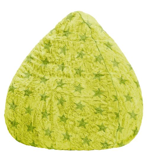 Pouf Fluffy Stars XL Vert Anis