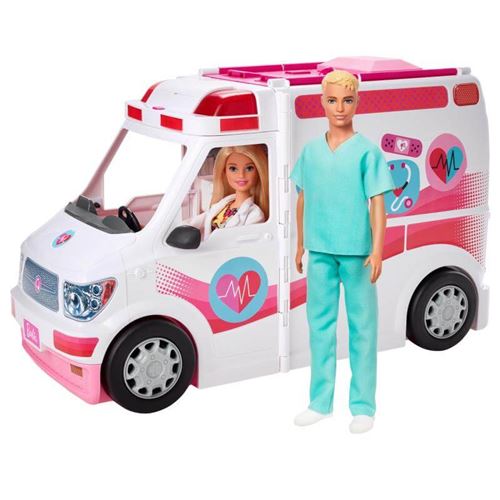 Barbie - Le véhicule médical (+ 2 poupées)