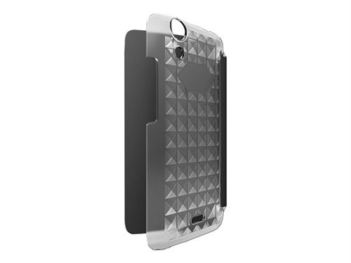 Wiko Folio Diamants - Étui à rabat pour téléphone portable - noir - pour Wiko Rainbow Jam