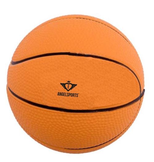 Angel Sports ballon de basket soft 12,5 cm orange