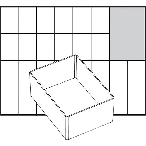 Raaco boîte à encastrer pour le stockage 109x79x47 mm