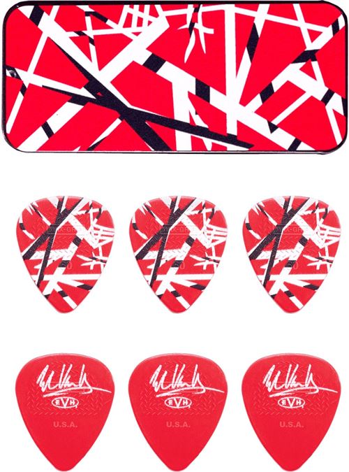 Dunlop Jim Evhpt02 Collector Evh Frankenstein 0,60 Mm 6 Pack Médiators
