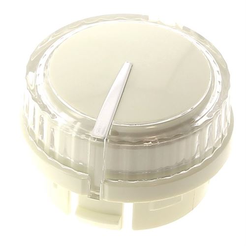 Bouton programmateur blanc pour Seche-linge Brandt