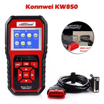 Konnwei Kw850 Pleine Obd2 Voiture Scanner Car Auto Diagnostic Tool Lecteur De Code Obdii Kiliaadk56 Accessoire Voiture Achat Prix Fnac