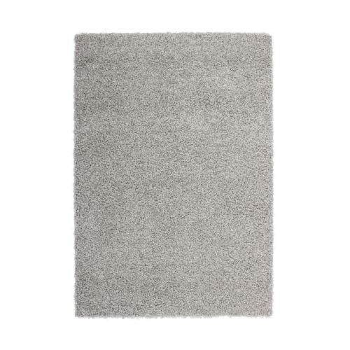 TRENDY Tapis de salon Shaggy en polypropylene - 160 x 230 cm - Gris