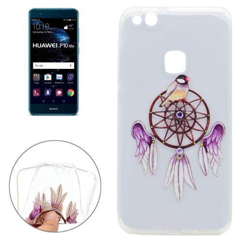 Huawei P10 Lite Coque Protection TPU Violet Attrapes Rêves Oiseau ALS18043