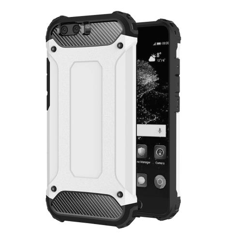 Huawei P10 Plus Coque Protection Plastique Argenté Combinaison ALS18091