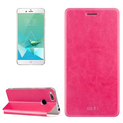 ZTE Nubia Z17 mini Housse Etui Cuir PU Magenta Texture Peau ALS17326