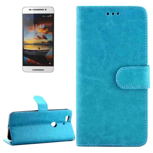 Google Nexus 6P Housse Etui Cuir PU Bleu Texture Peau ALS17498