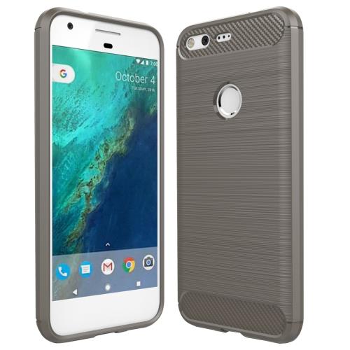 Google Pixel Coque Protection TPU Gris Effet brossé ALS17531
